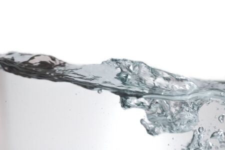 The surface of the water that moves and splashes