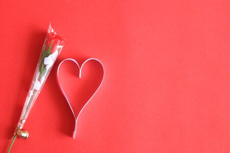 Heart paper valentine valentine's day valentine's day - Imageの写真素材