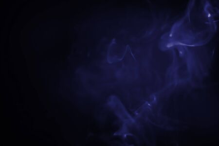 Abstract blue smoke Phantom Blue backgroundの写真素材
