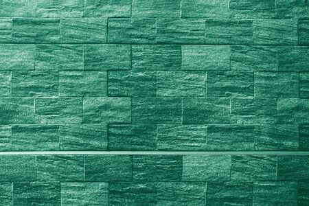 Aqua Menthe background of cement or brick flooring from stainingの写真素材