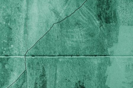 Aqua Menthe background of cement or brick flooring from stainingの写真素材