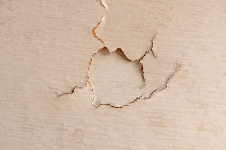 Broken wooden board surface. Cracked wood. Wooden background.