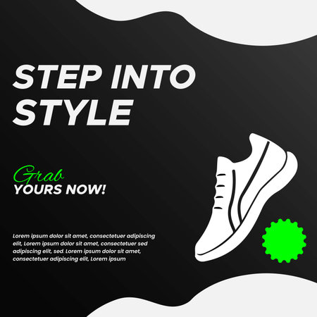 Sneakers for running. Sport, fitness, healthy lifestyle. Vector illustrationのイラスト素材