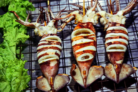 grilled squid
