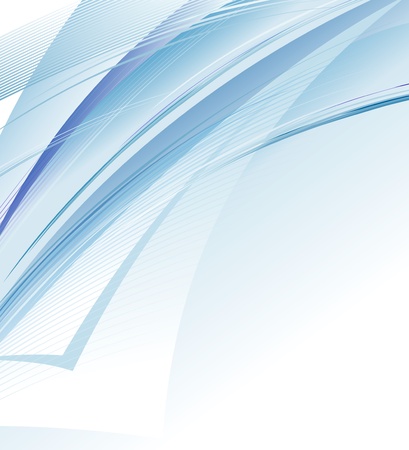 Beautiful light blue background with a paper のイラスト素材