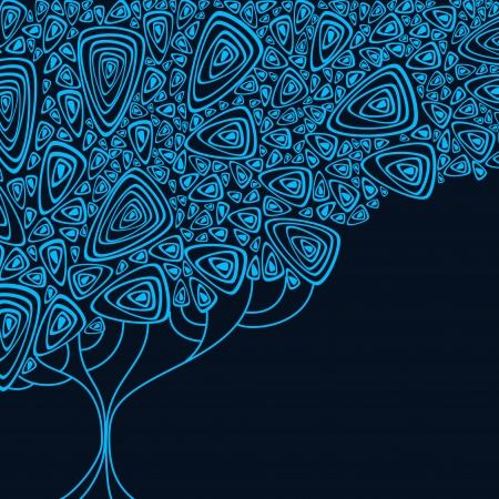 Background with an abstract treeのイラスト素材