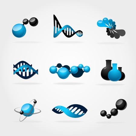 Abstract science symbol. のイラスト素材