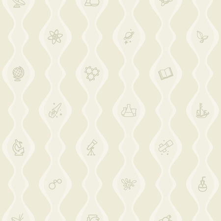Simple seamless texture - science. A vector.のイラスト素材