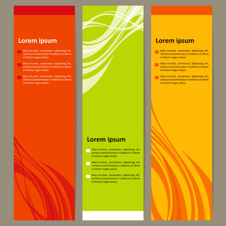 Banners with a neutral background. Vector.のイラスト素材