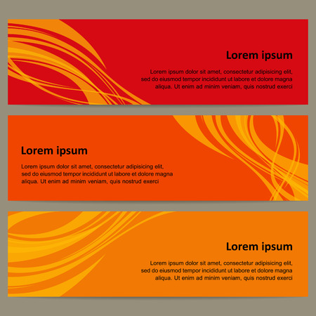 Banners with a neutral background. Vector.のイラスト素材