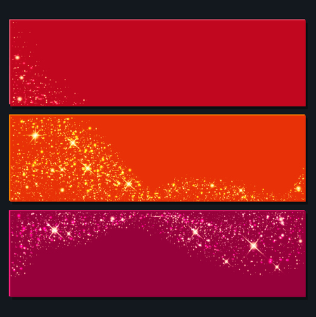 Vector background of glowing light effect stars. Shining glitter particles allocated on neutral background. Dust sparks. Space for your message. Eps 10 vector illustration.のイラスト素材