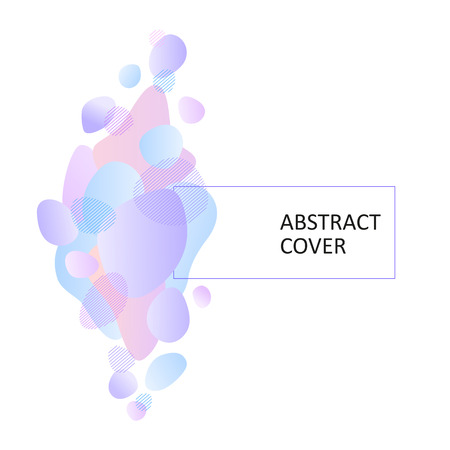 Abstract cover for your design - banners, posters, placards, brochures, flyers etc. Eps10 vector.のイラスト素材