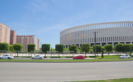 Krasnodar, Russia-May23, 2018: Stadium "Krasnodar" - football stadium of the same club in Krasnodar.のeditorial素材