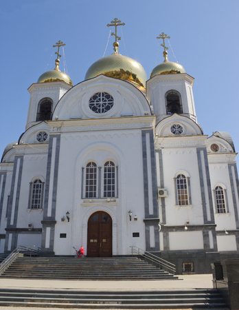 Krasnodar, Russia - April 10, 2018: Military Cathedral of blessed St. Prince Alexander Nevskyのeditorial素材