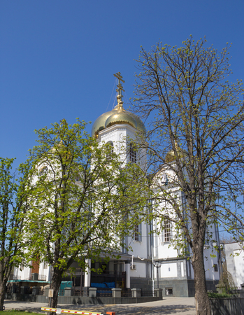Krasnodar, Russia - April 10, 2018: Military Cathedral of blessed St. Prince Alexander Nevskyのeditorial素材