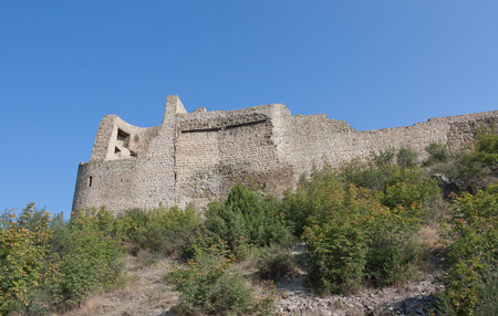 Bebristsikhe fortress on the Northern edge of modern Mtskheta. The Republic Of Georgiaの写真素材