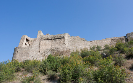 Bebristsikhe fortress on the Northern edge of modern Mtskheta. The Republic Of Georgiaの写真素材