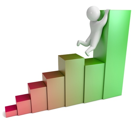 chart, stage, people, 3d renderの写真素材