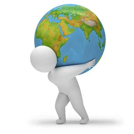 3d render world Europeの写真素材