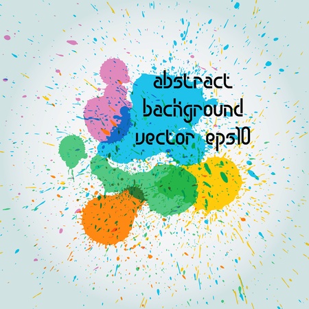 Drops of paint, vector illustrationのイラスト素材
