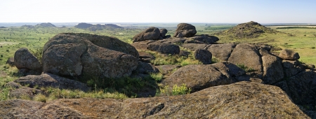 National Park Stone Tombs  Panoramaの写真素材