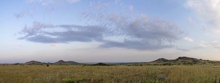 National Park   Stone Tombs    Donetsk  Ukraine, panoramaの写真素材
