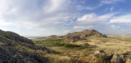 Beautiful summer landscape in the mountainsの写真素材
