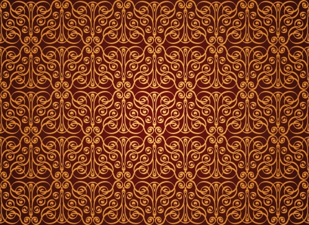 Seamless Damask wallpaper, vector illustrationのイラスト素材