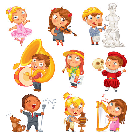 Hobbies and interests.のイラスト素材