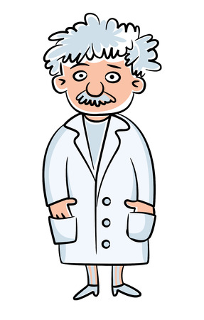 Scientist illustration.のイラスト素材