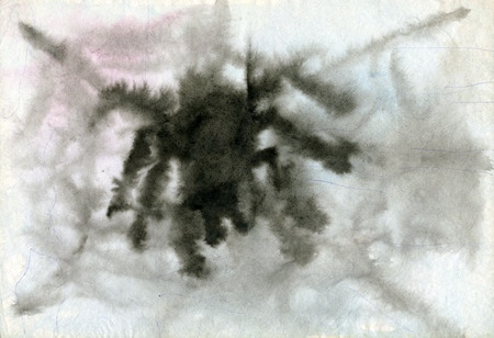 Children's drawings "Spider"の写真素材