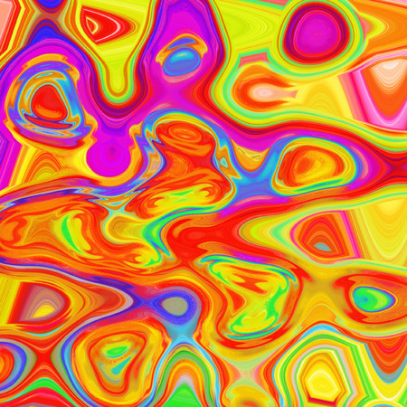 Colorful fractals. Abstract painting. Color design abstract.の写真素材