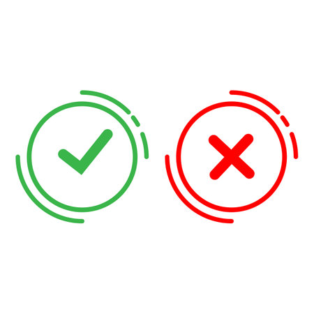 Check mark iconsのイラスト素材