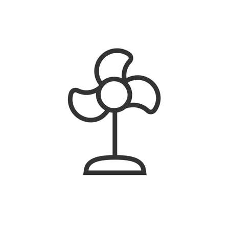 fan outline icon vectorのイラスト素材