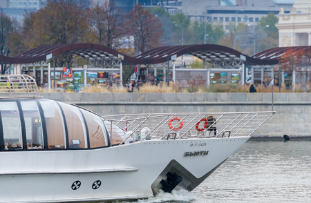 Ship on Moscow Riverのeditorial素材