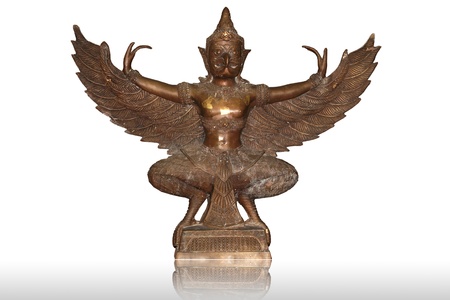 brass garuda statueの写真素材