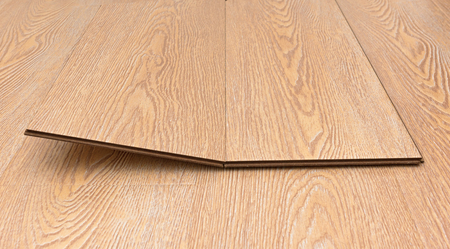 Samples of laminate floor boardsの写真素材
