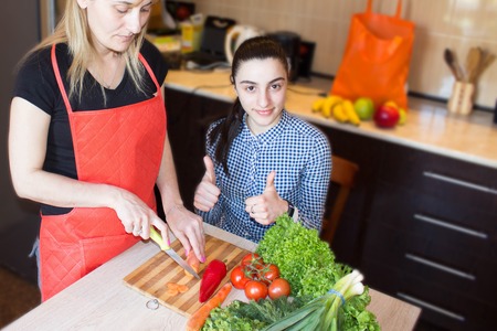 Healthy food benefits. Food ingredients. Fresh organic vegetable. Healthy food choicesの写真素材