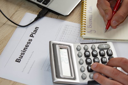 Setting up a business plan. Opening a new business ideas. Starting a business plan