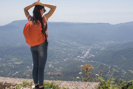 Travel adventure and hiking activity, active and healthy lifestyle on summer vacation and weekend...