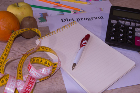 Food and drink, still life, diet and nutrition concept. Low-calorie fruit diet. Diet for weight lossの写真素材