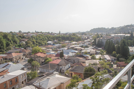 view to Kutaisi Town at Georgia. The view of Kutaisi, the second size city of Georgia country. old...