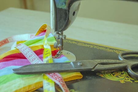 instruments sewing craft. tools for sewing for hobby. Sewing kitの写真素材