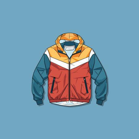 windbreaker vector clip art illustrationのイラスト素材