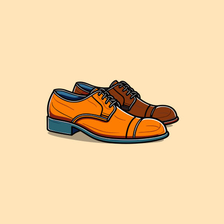 dress shoes vector clip art illustrationのイラスト素材
