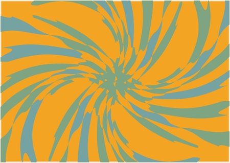 Psychedelic swirling pattern in the style of the 60s. good atmosphere. Colorful vector wallpaper in hippie style. vector template. Vector psychedelic boho background. Illustration in the style of the 60s, 70s.のイラスト素材