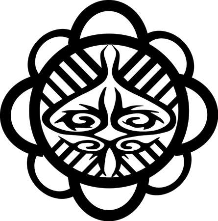 This image is a vector graphic image, can be used for backgrounds, clipart, engraving patterns, photo frames, etc. This image design uses a traditional Indonesian ethnic batik pattern.のイラスト素材