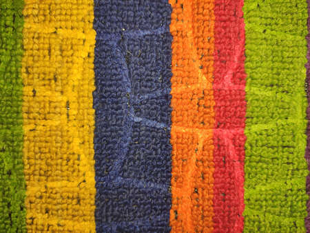 colorful fabric textureの写真素材