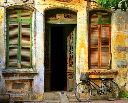 Old House in Hanoiの写真素材