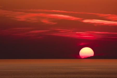 Sunset, Alanya, Turkeyの写真素材